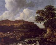Jacob van Ruisdael The Great Forest painting
